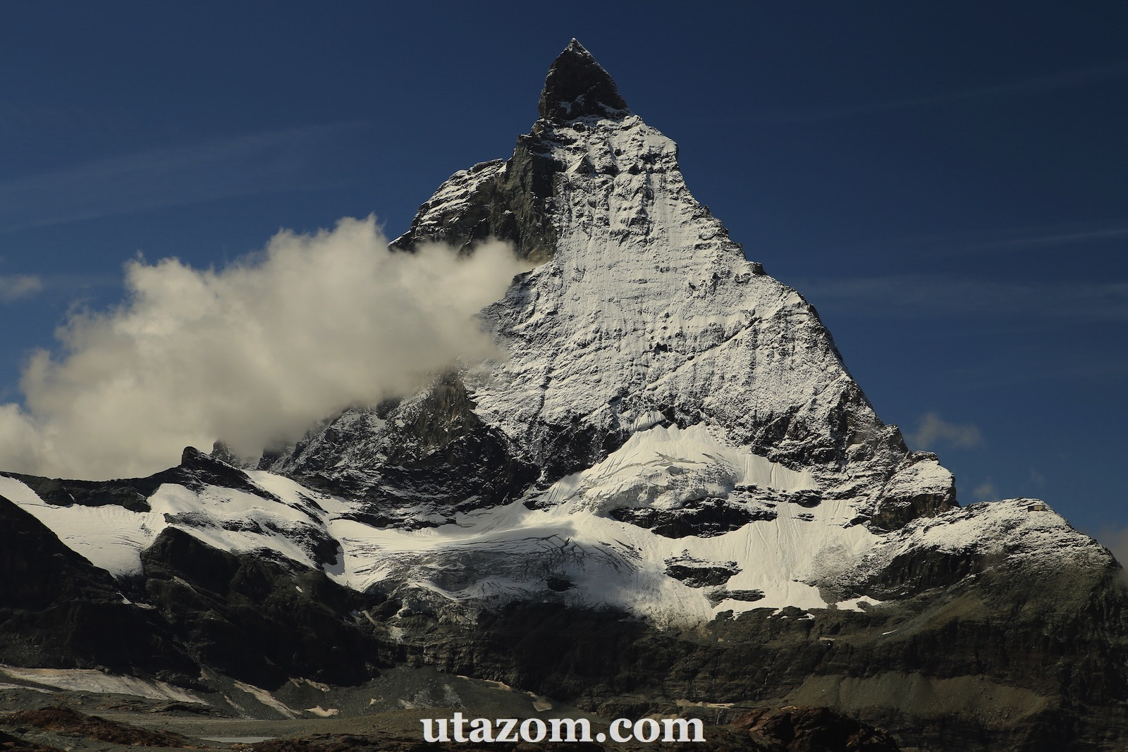 Magasan Zermatt felett a Klein Matterhorn s a Gleccserkert